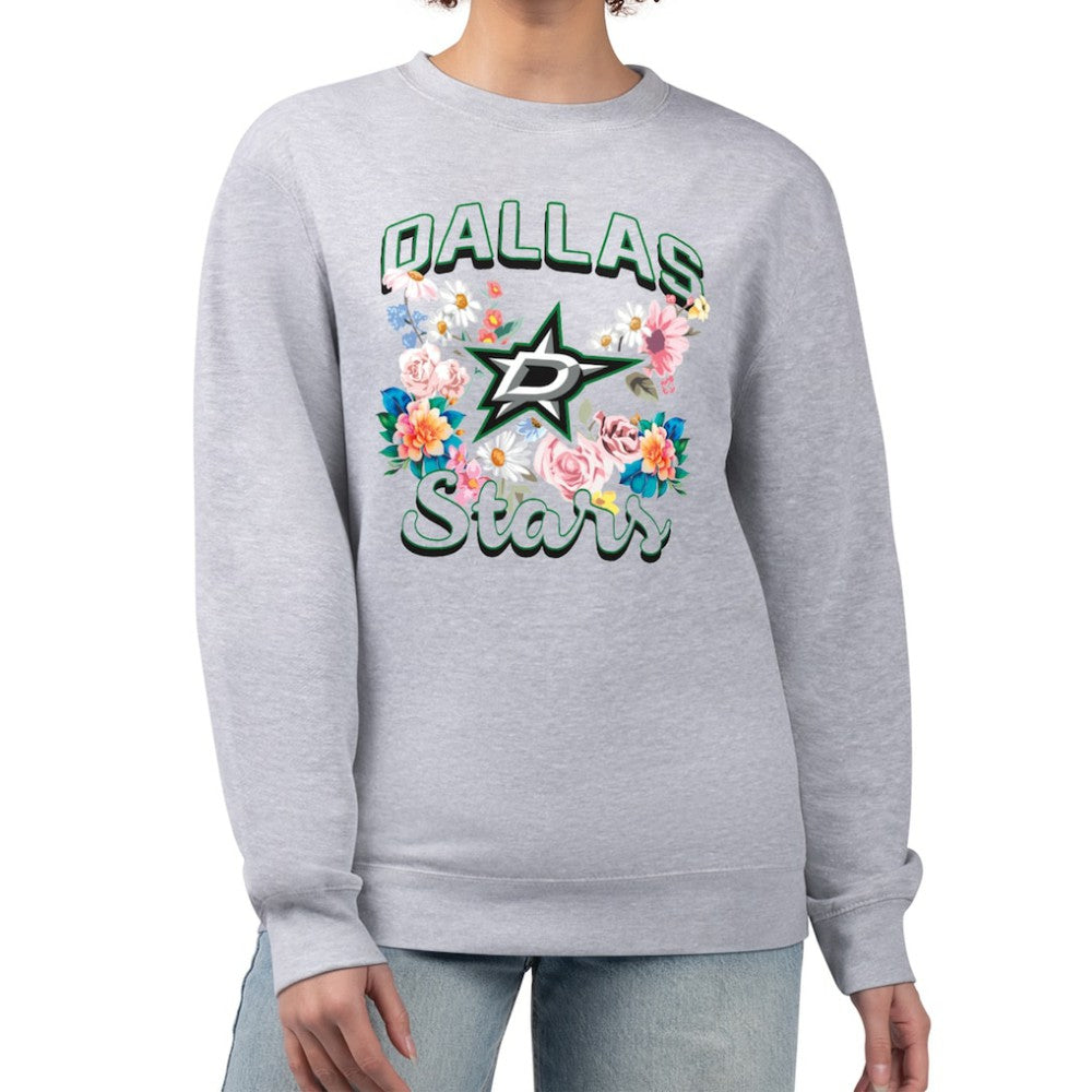 Dallas Stars G-III 4Her by Carl Banks Women's Flower Logo Pullover Sweatshirt
