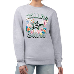 Dallas Stars G-III 4Her by Carl Banks Women's Flower Logo Pullover Sweatshirt