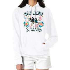 San Jose Sharks G-III 4Her by Carl Banks Women's Flower Logo Pullover Hoodie