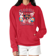 Florida Panthers G-III 4Her by Carl Banks Women's Flower Logo Pullover Hoodie