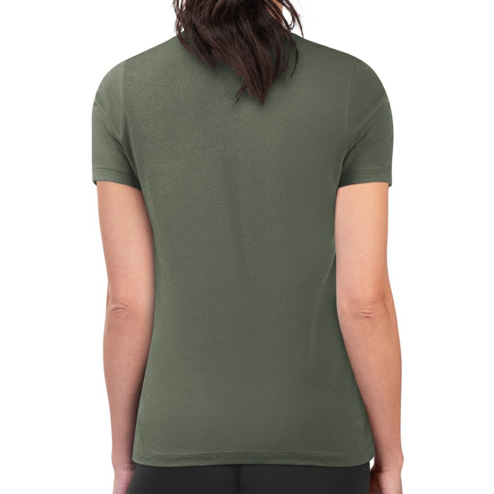 Dallas Stars G-III 4Her by Carl Banks Women's Super-Slim Fit Lightweight Flower Logo T-Shirt