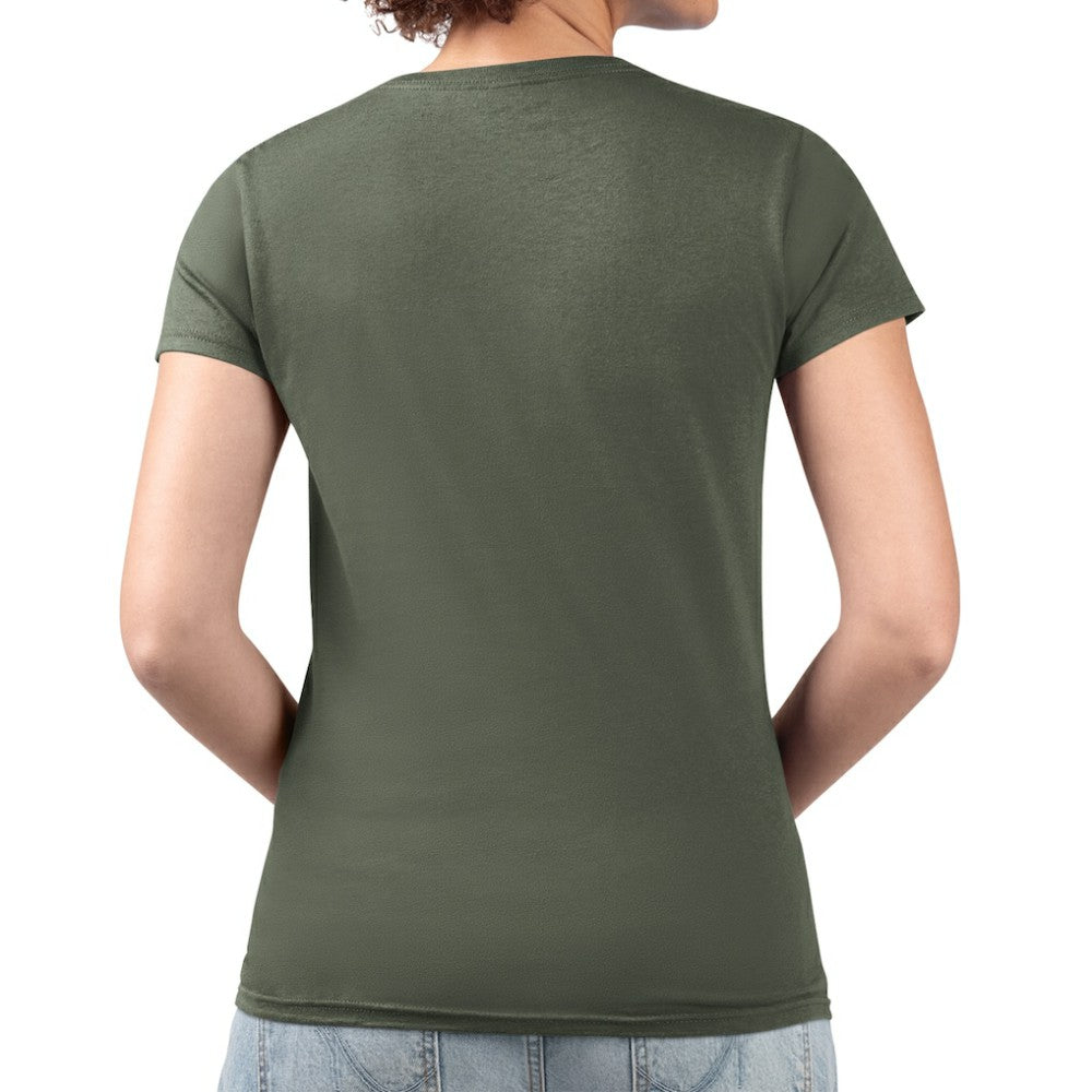 Dallas Stars G-III 4Her by Carl Banks Women's Super-Slim Fit Lightweight Flower Logo V-Neck T-Shirt