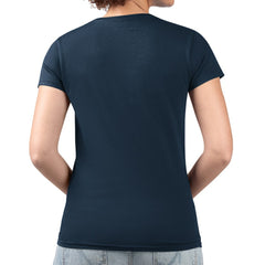 Washington Capitals G-III 4Her by Carl Banks Women's Super-Slim Fit Lightweight Flower Logo V-Neck T-Shirt