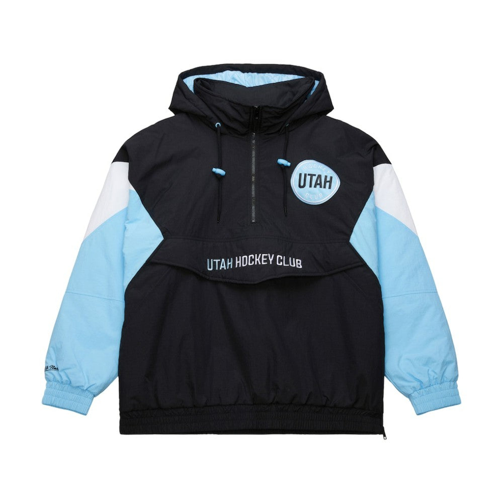 Utah Hockey Club Mitchell & Ness Retro Anorak Half-Zip Jacket