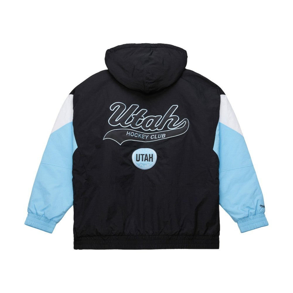 Utah Hockey Club Mitchell & Ness Retro Anorak Half-Zip Jacket