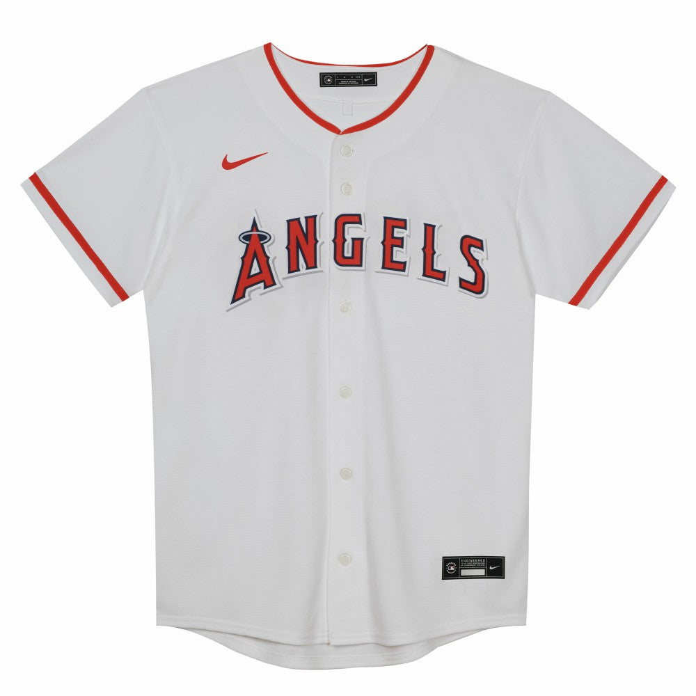 Mike Trout Los Angeles Angels Preschool Home Replica Player Jersey - White | Nike