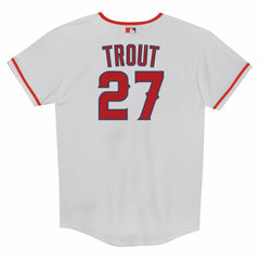 Mike Trout Los Angeles Angels Preschool Home Replica Player Jersey - White | Nike