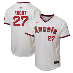 Mike Trout Los Angeles Angels Youth Alternate 2 Limited Player Jersey - White | Nike