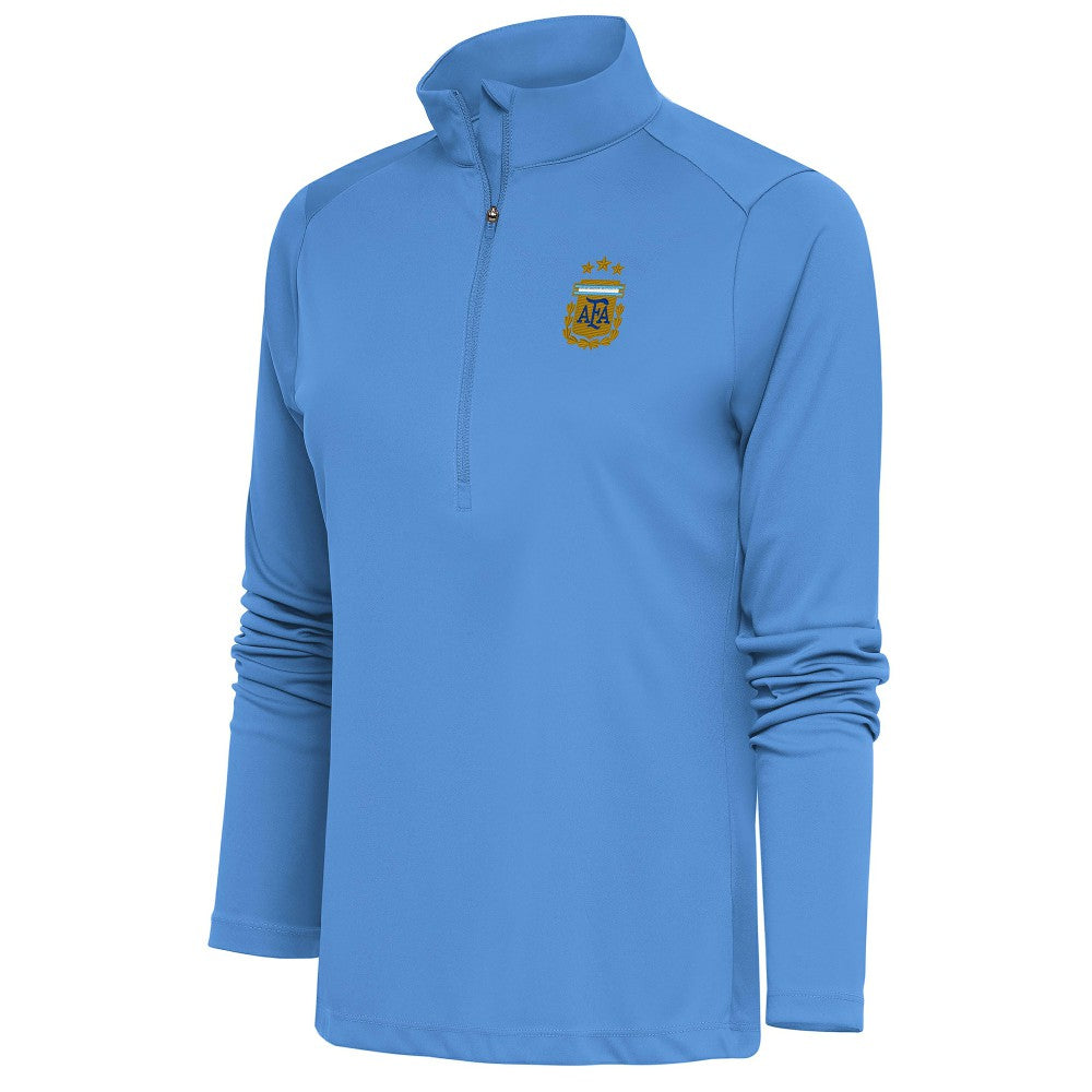 Argentina National Team Antigua Women's Tribute Half-Zip Pullover Top / Soccer New