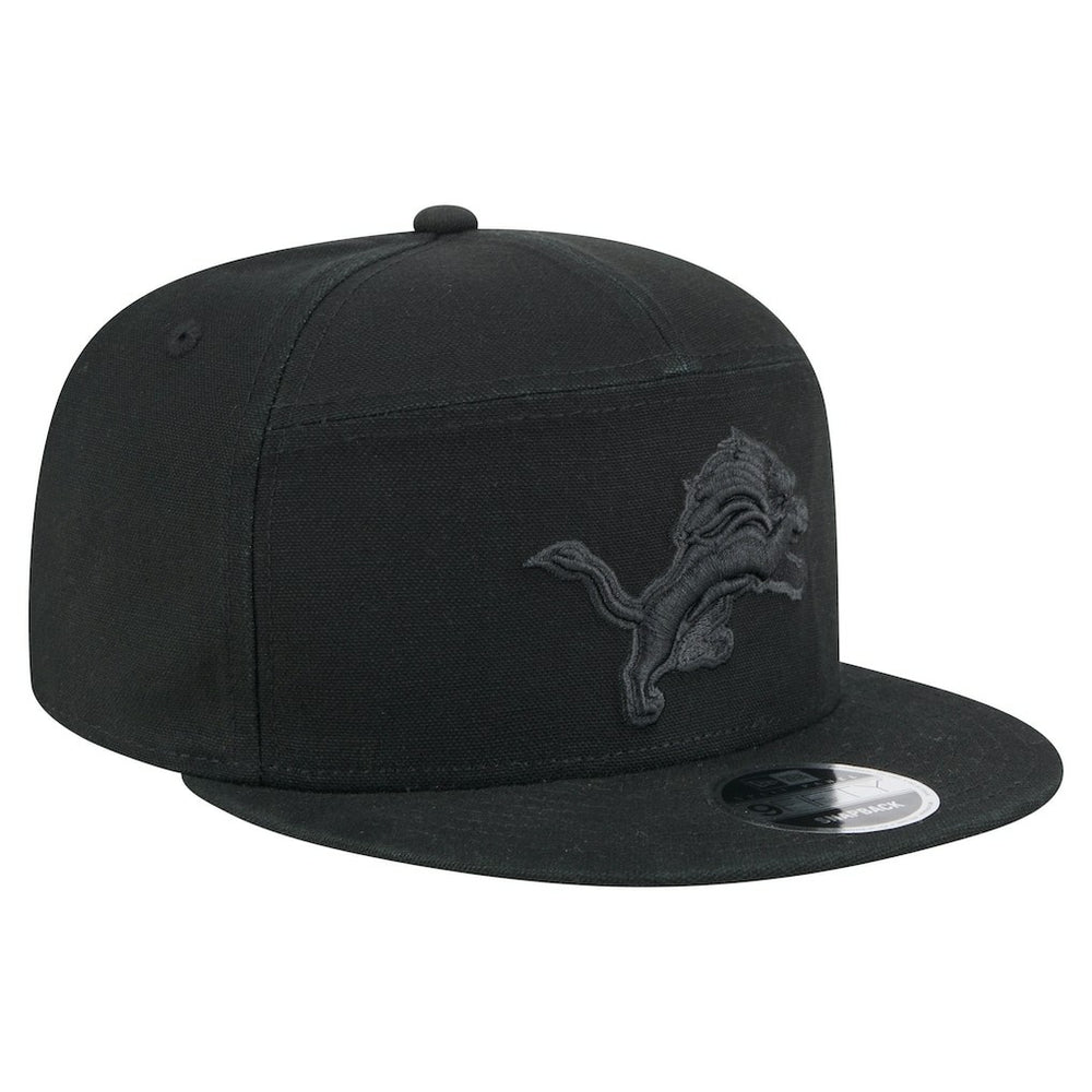 NFL Detroit Lions Adventure Canvas Split Panel 9FIFTY Snapback Hat