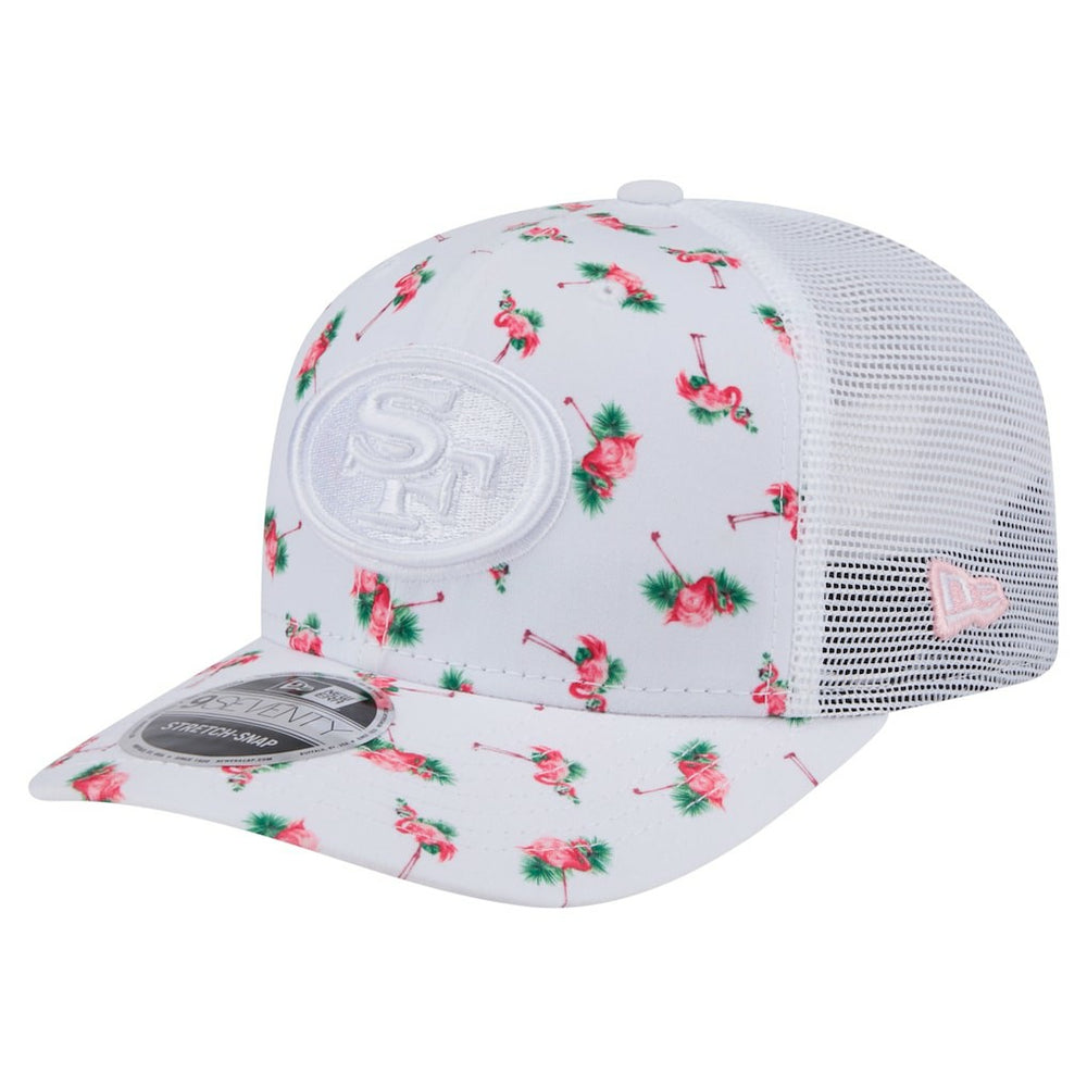 NFL San Francisco 49ers Adventure Flamingo Pattern 9SEVENTY Stretch-Snap Hat