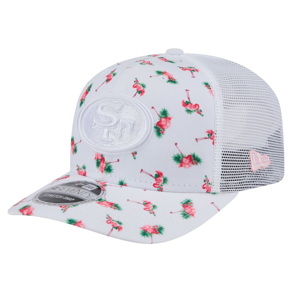 NFL San Francisco 49ers Adventure Flamingo Pattern 9SEVENTY Stretch-Snap Hat