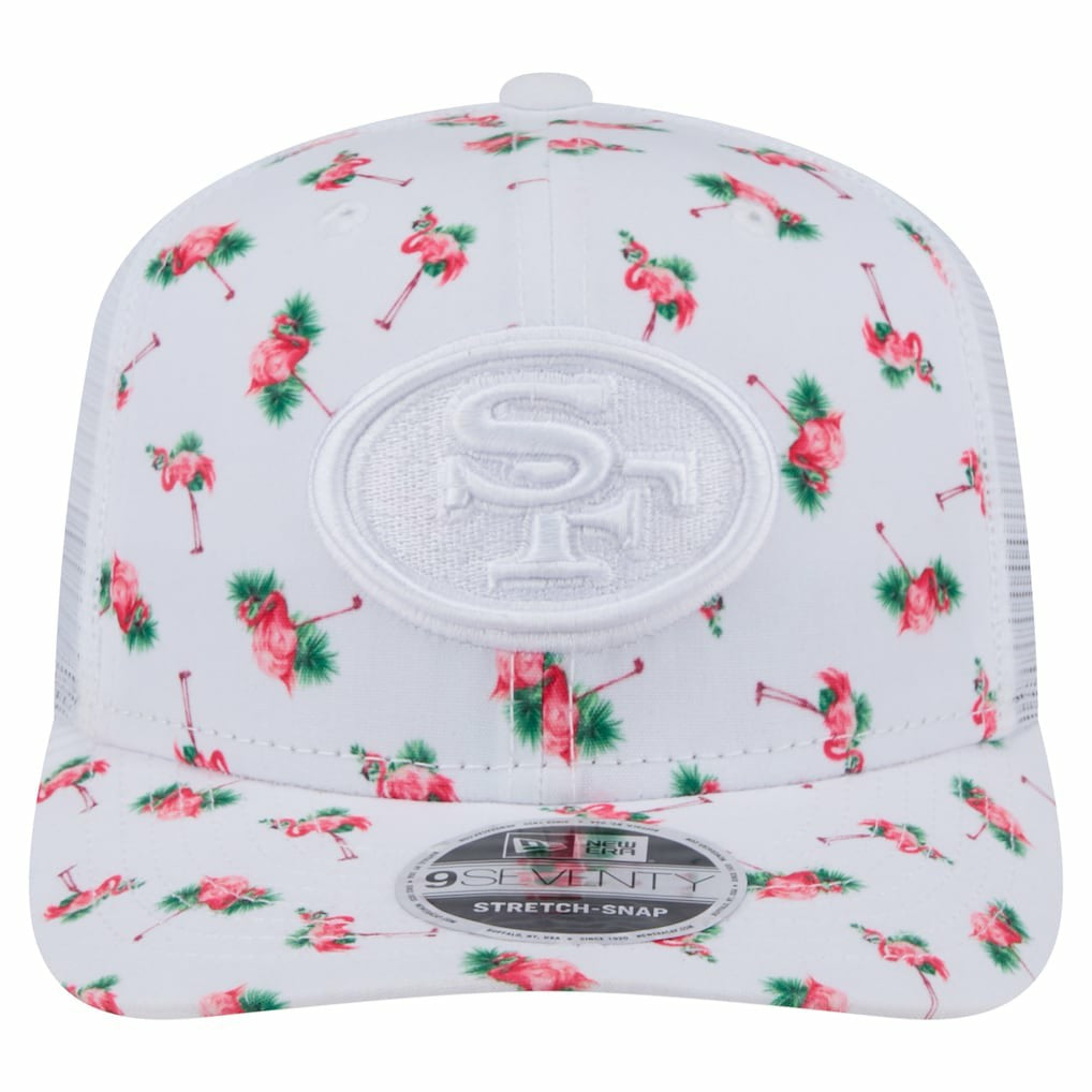 NFL San Francisco 49ers Adventure Flamingo Pattern 9SEVENTY Stretch-Snap Hat