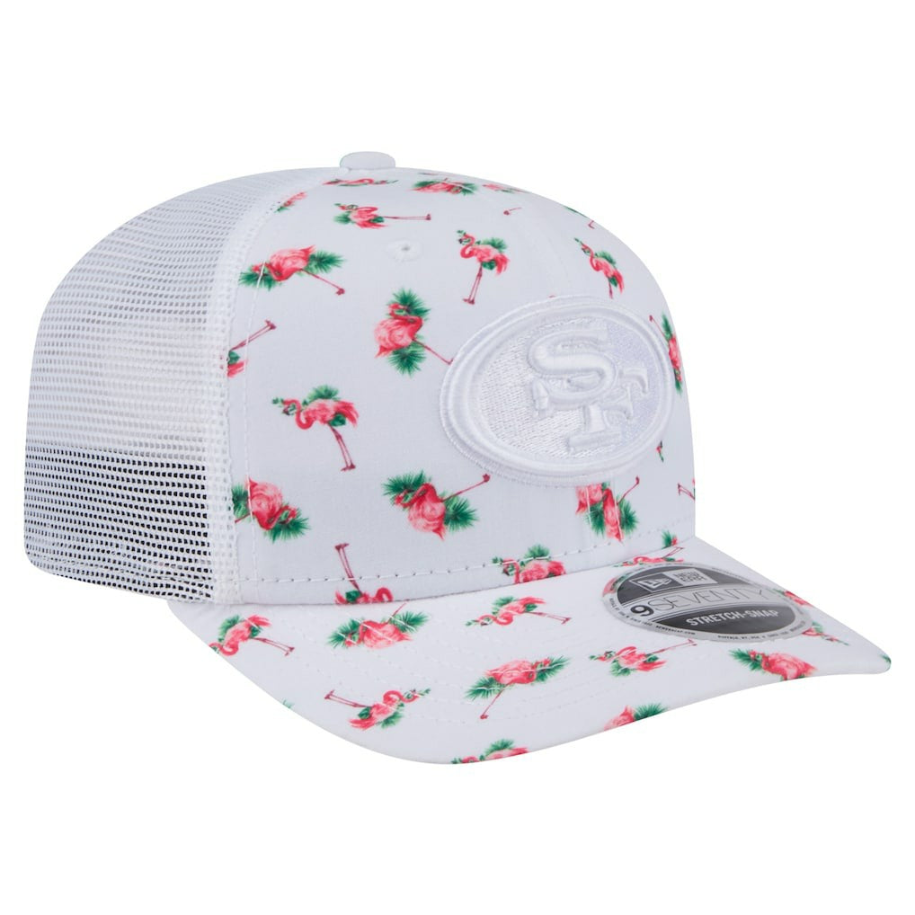 NFL San Francisco 49ers Adventure Flamingo Pattern 9SEVENTY Stretch-Snap Hat