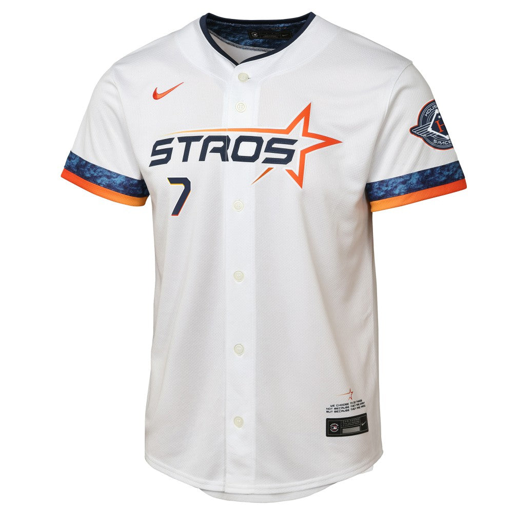Craig Biggio Houston Astros Youth 2025 City Connect Limited Player Jersey - White | Nike