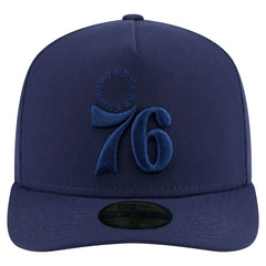 Philadelphia 76ers Colorpack A-Frame Pinch Front 59FIFTY Fitted Hat - Navy | New Era outlet
