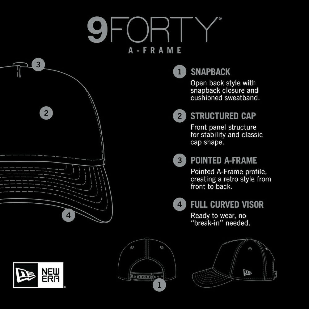 Philadelphia 76ers Game Day Flag A-Frame 9FORTY Adjustable Hat - Black | New Era sale