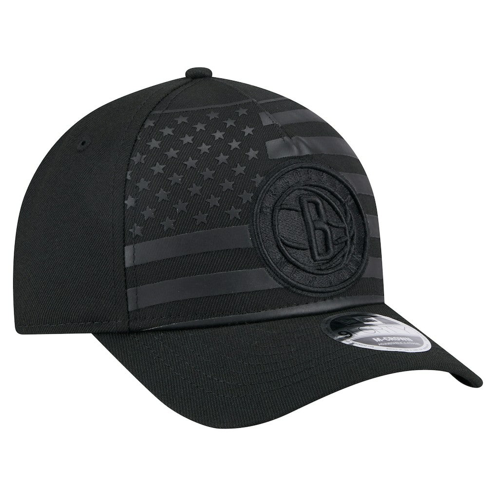 Brooklyn Nets Game Day Flag A-Frame 9FORTY Adjustable Hat - Black | New Era online
