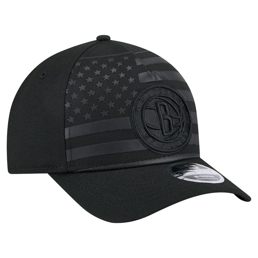 Brooklyn Nets Game Day Flag A-Frame 9FORTY Adjustable Hat - Black | New Era online