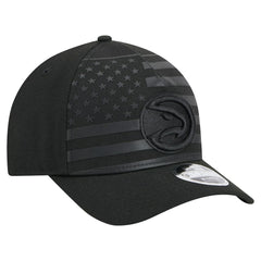 Atlanta Hawks Game Day Flag A-Frame 9FORTY Adjustable Hat - Black | New Era outlet