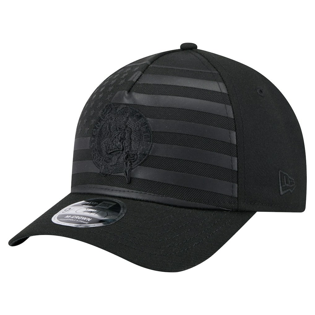 Boston Celtics Game Day Flag A-Frame 9FORTY Adjustable Hat - Black | New Era outlet