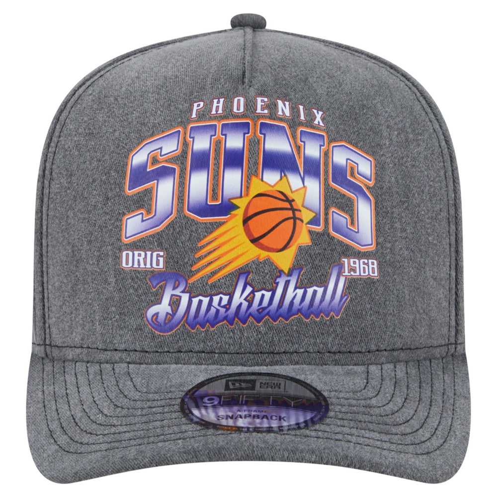 Phoenix Suns Throwback Washed Pre-Curved 9FIFTY Snapback Hat - Charcoal | New Era discount