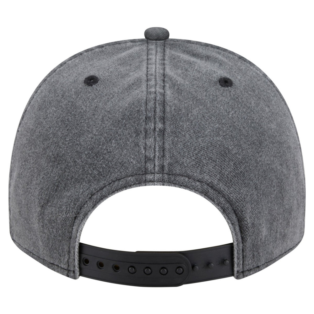 Milwaukee Bucks Throwback Washed Pre-Curved 9FIFTY Snapback Hat - Charcoal | New Era discount