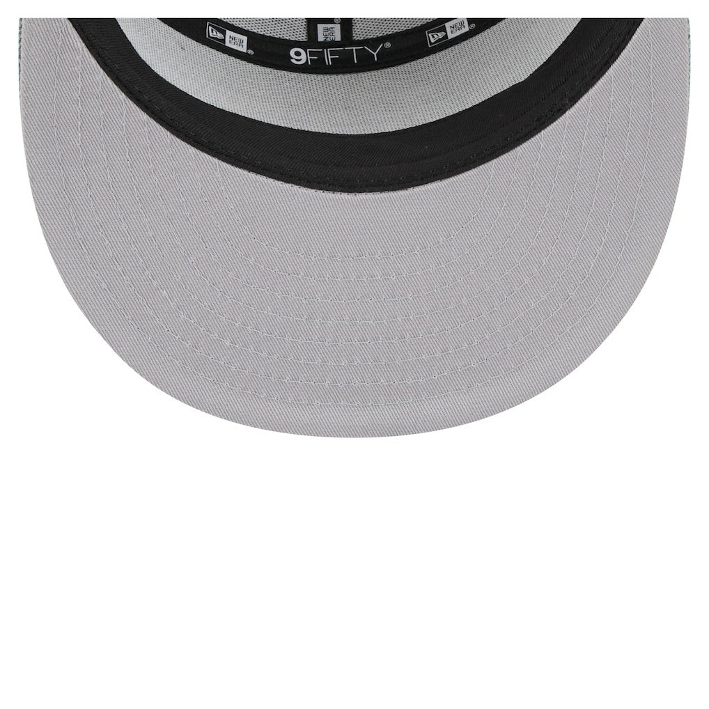 Brooklyn Nets Adventure Denim Split Panel 9FIFTY Snapback Trucker Hat | New Era online