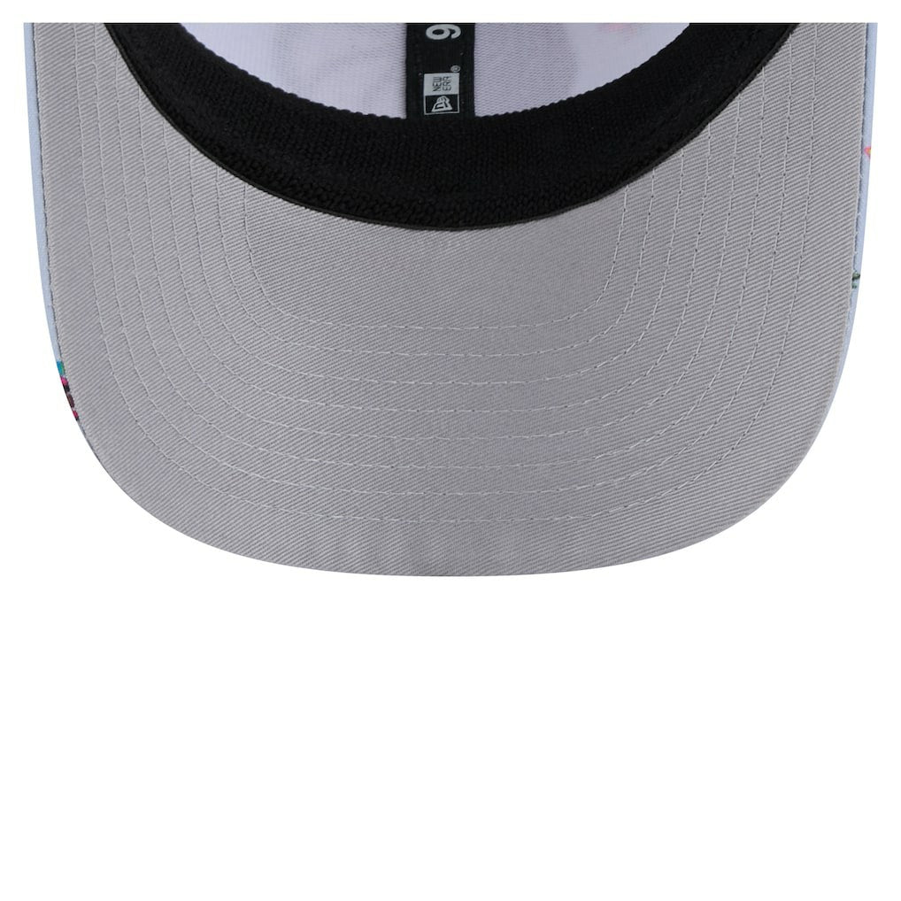 Dallas Mavericks Adventure Aloha Pattern 9SEVENTY Stretch-Snap Hat sale - Light Blue/Gray | New Era on sale
