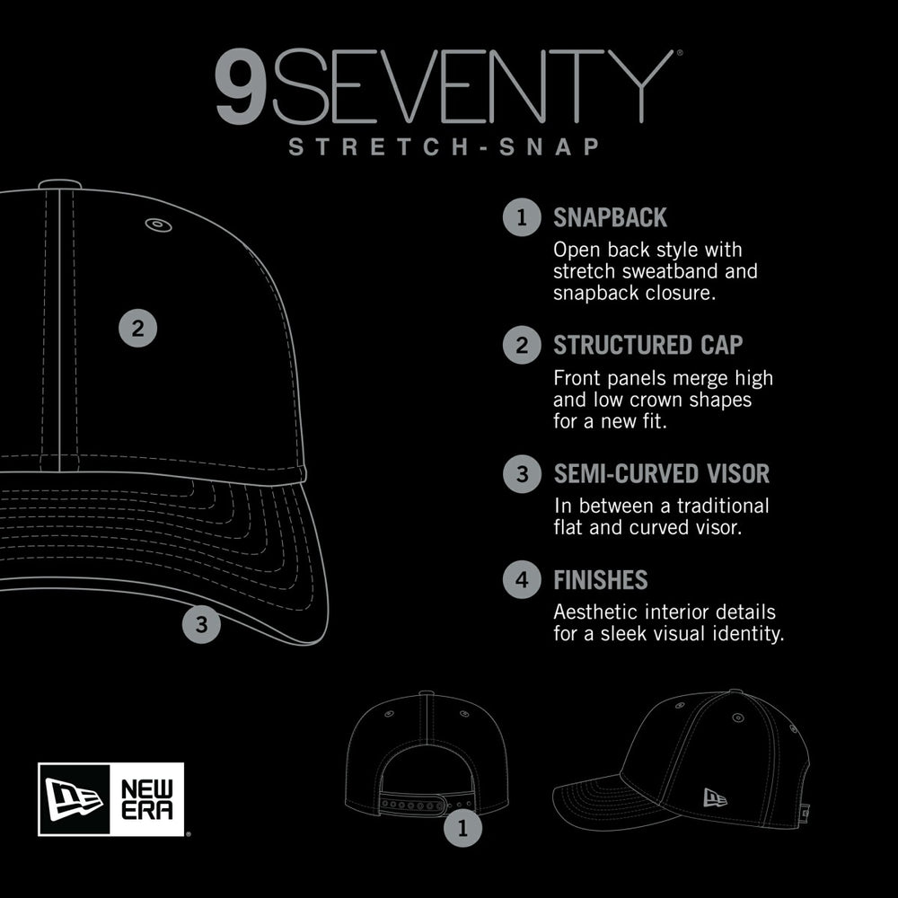 Memphis Grizzlies Adventure Aloha Pattern 9SEVENTY Stretch-Snap Hat - Light Blue/Gray | New Era online