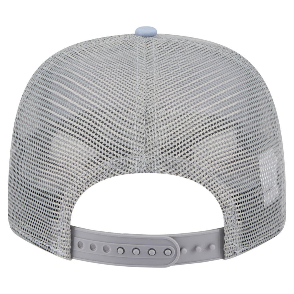 New York Knicks Adventure Aloha Pattern 9SEVENTY Stretch-Snap Hat - Light Blue/Gray | New Era shop