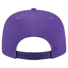 Los Angeles Lakers Team Text Golfer Snapback Hat - Purple | New Era sale
