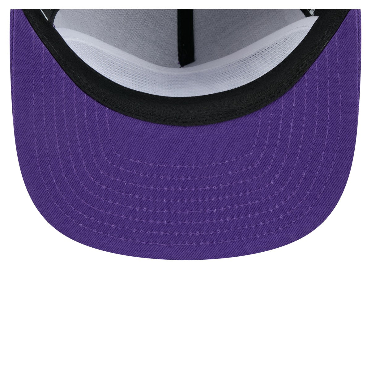 Los Angeles Lakers Team Text Golfer Snapback Hat - Purple | New Era sale
