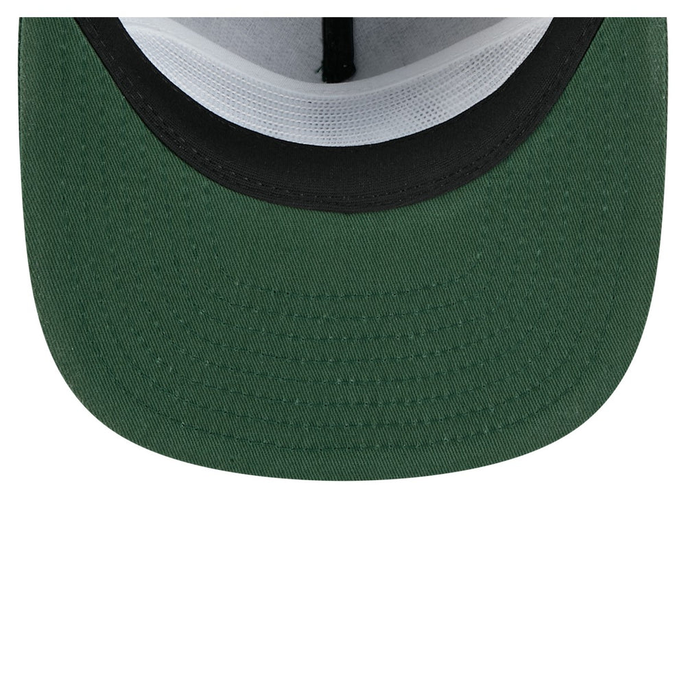 Milwaukee Bucks Team Text Golfer Snapback Hat - Hunter Green | New Era on sale