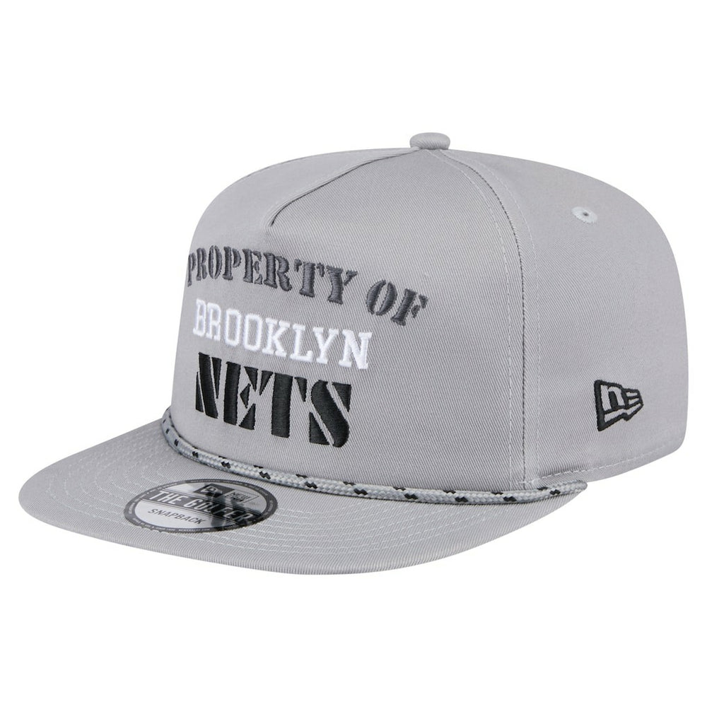 Brooklyn Nets Throwback Property Of Golfer Snapback Hat - Gray | New Era shop