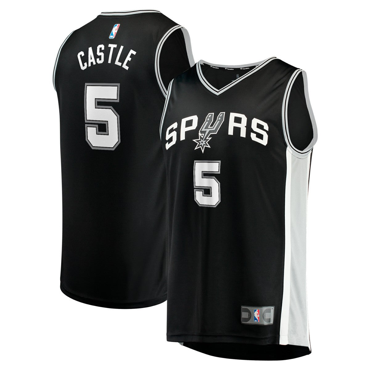 Stephon Castle San Antonio Spurs 2024 NBA Draft Fast Break Player Jersey - Icon Edition - Black | Fanatics on sale