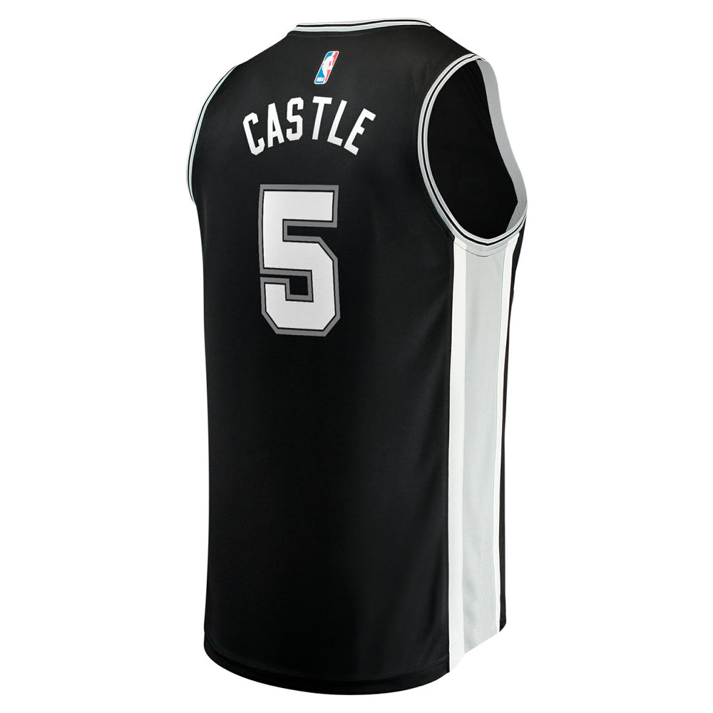 Stephon Castle San Antonio Spurs 2024 NBA Draft Fast Break Player Jersey - Icon Edition - Black | Fanatics on sale