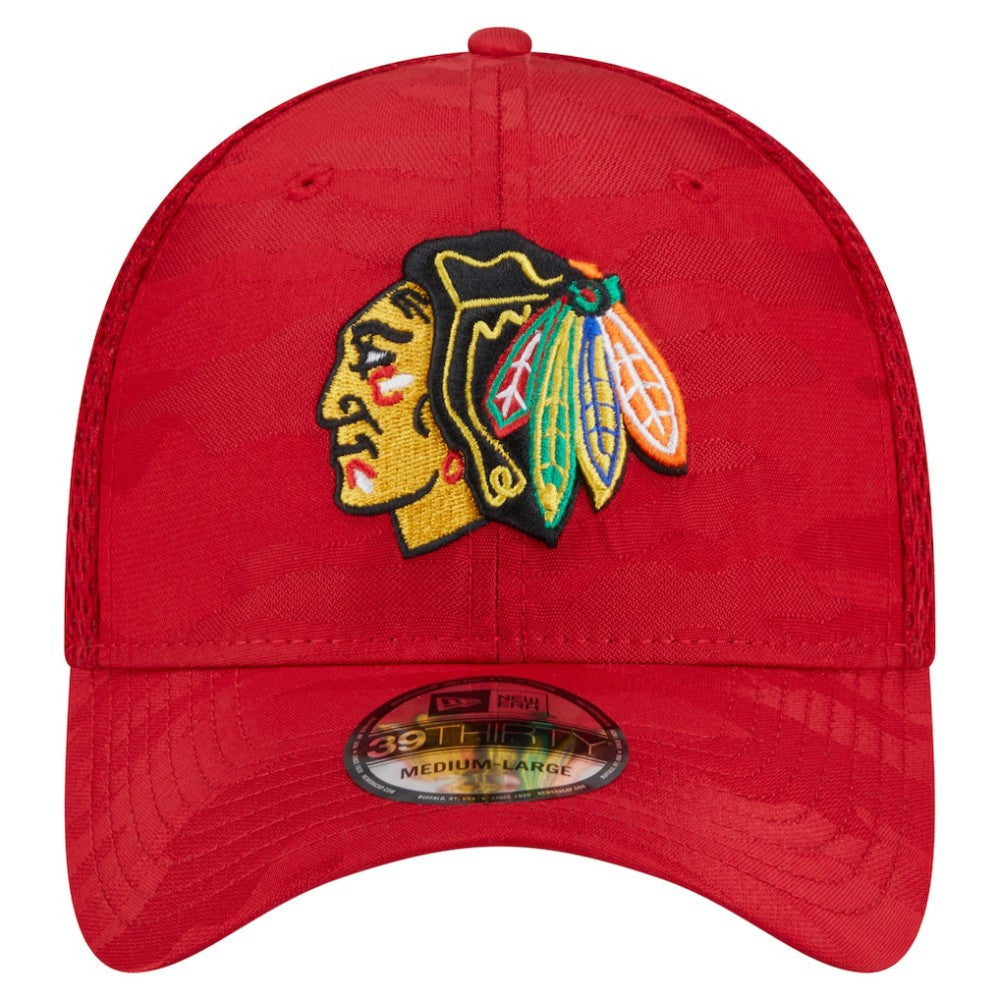 Chicago Blackhawks New Era Active Subtle Camo 39THIRTY Flex Hat