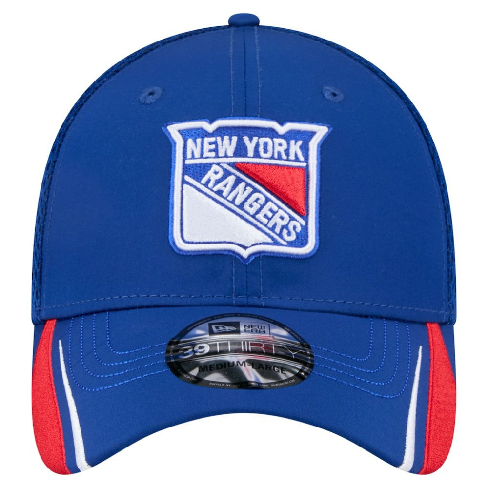 New York Rangers New Era Linear Featherweight 39THIRTY Flex Hat