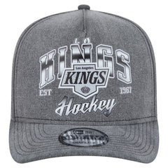 Los Angeles Kings New Era Throwback Washed A-Frame Pre-Curved 9FIFTY Snapback Hat