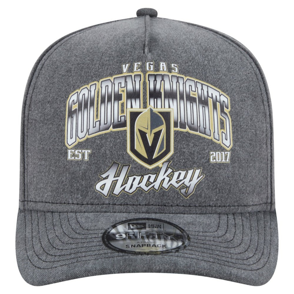 Vegas Golden Knights New Era Throwback Washed A-Frame Pre-Curved 9FIFTY Snapback Hat