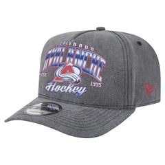 Colorado Avalanche New Era Throwback Washed A-Frame Pre-Curved 9FIFTY Snapback Hat