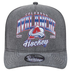 Colorado Avalanche New Era Throwback Washed A-Frame Pre-Curved 9FIFTY Snapback Hat