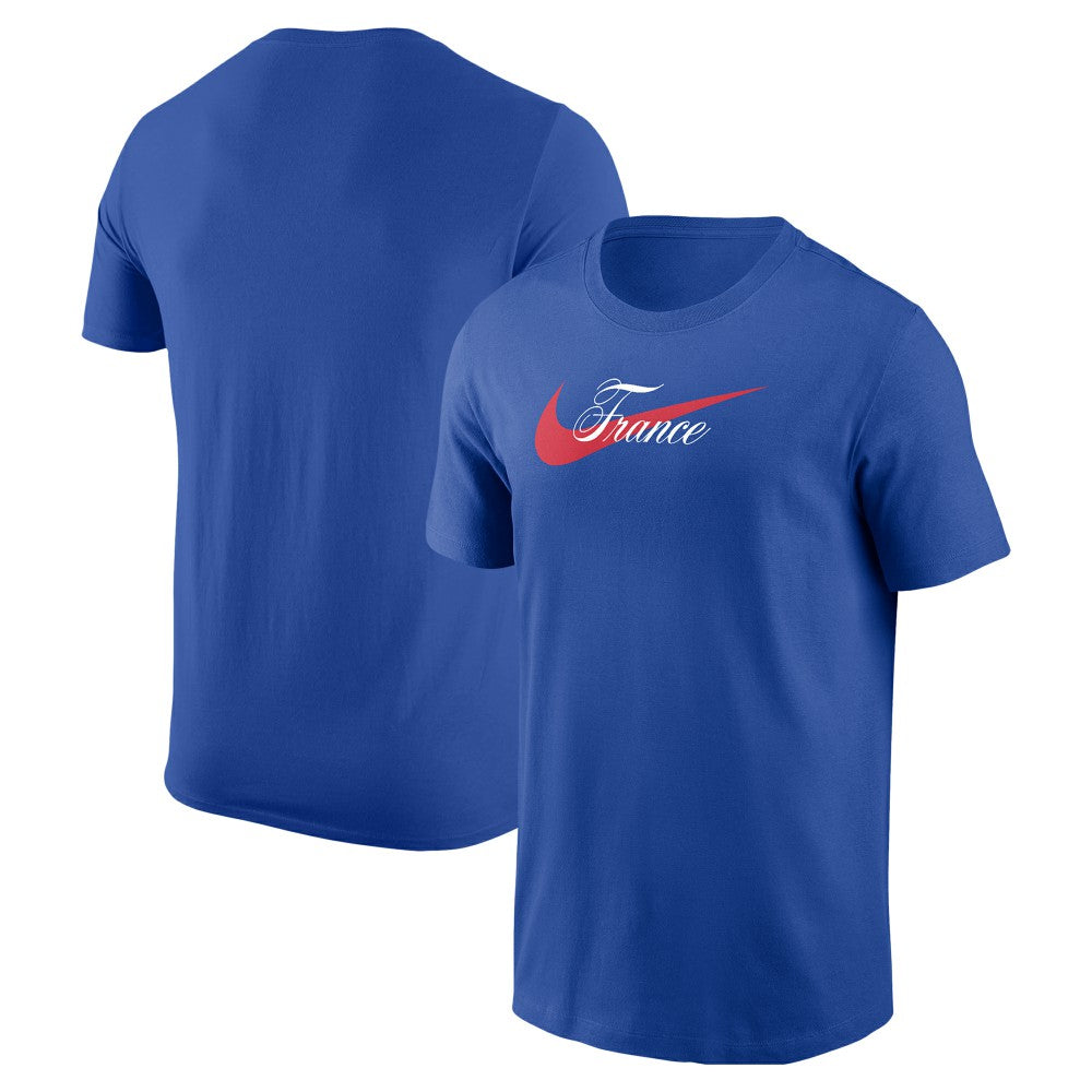 France National Team Team Wordmark Swoosh Core T-Shirt / Soccer New