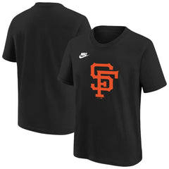 San Francisco Giants Youth Team Logo T-Shirt - Black | Nike