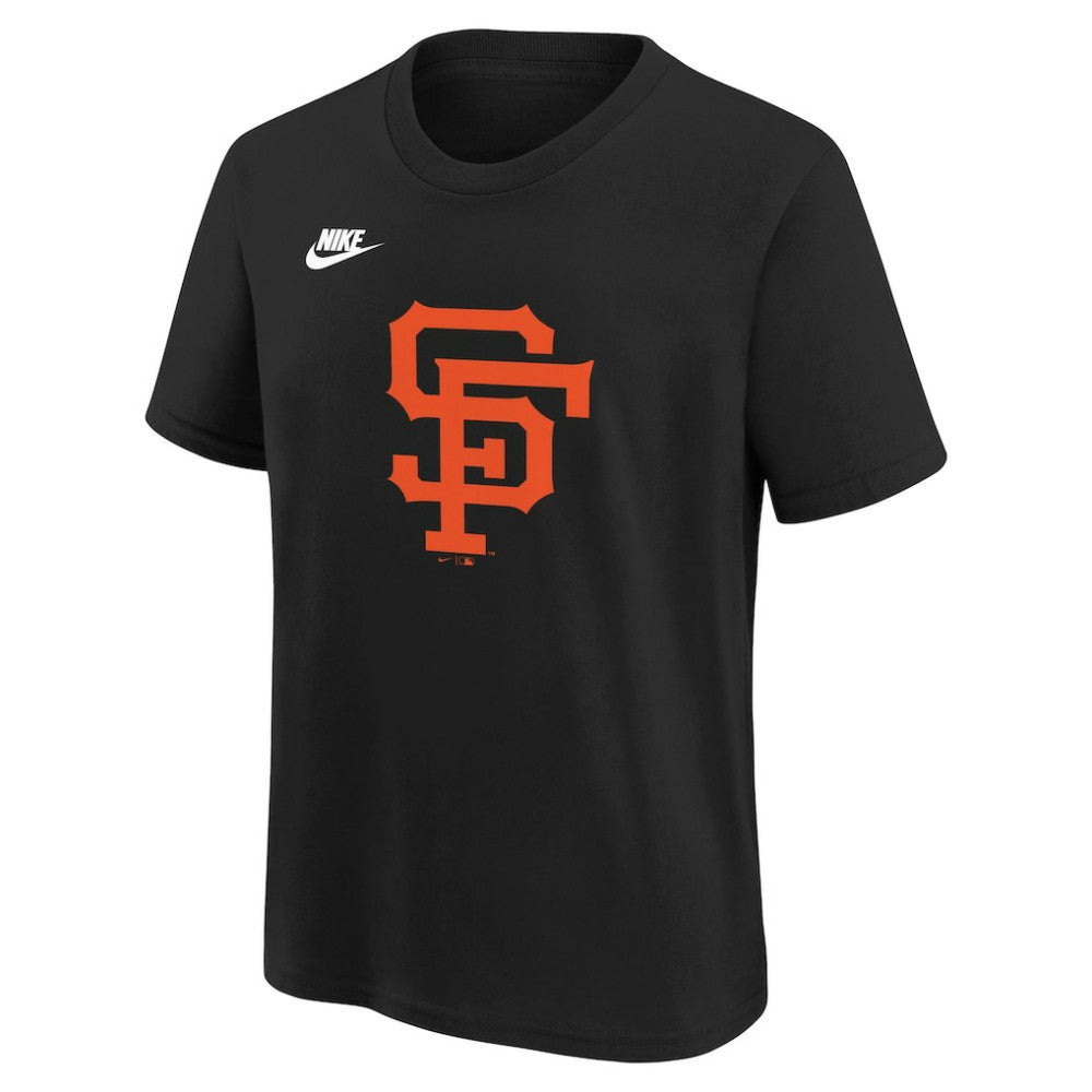 San Francisco Giants Youth Team Logo T-Shirt - Black | Nike