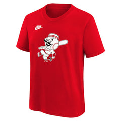 Cincinnati Reds Youth Cooperstown Collection Team Logo T-Shirt - Red | Nike