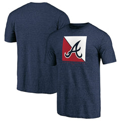 Atlanta Braves Pregame Vibe Tri-Blend T-Shirt - Navy