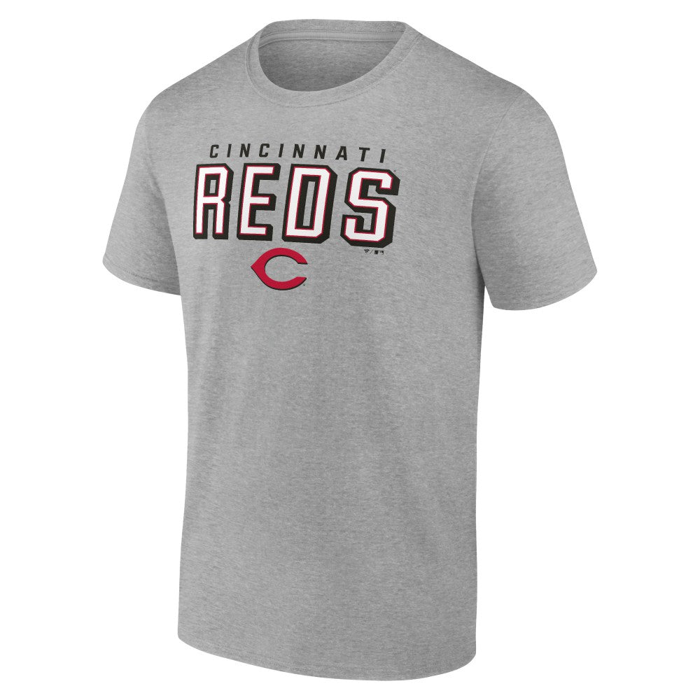 Cincinnati Reds Swagger T-Shirt - Heather Gray
