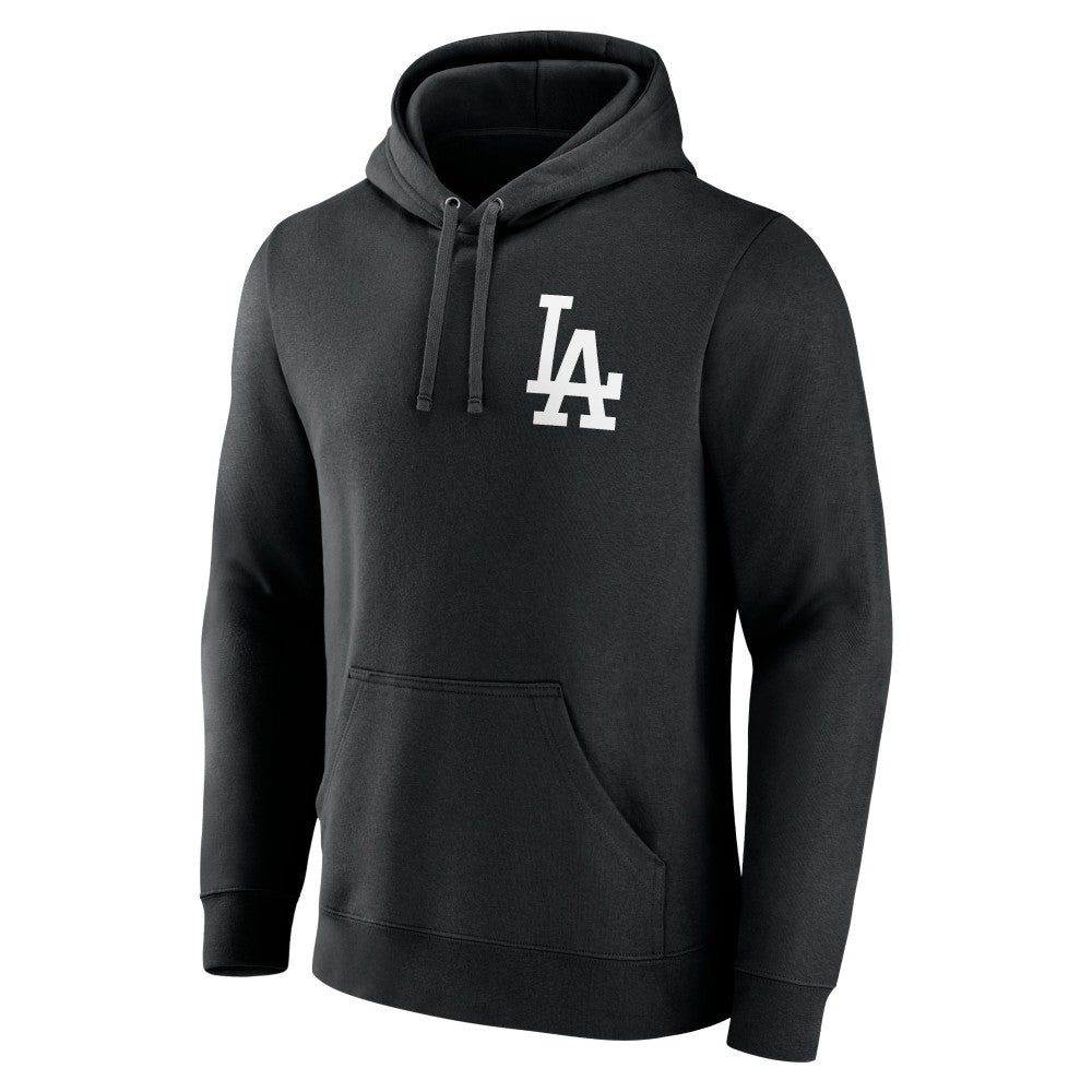 Mookie Betts Los Angeles Dodgers Mister Cartoon Name & Number Pullover Hoodie - Black